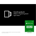 MICROSOFT XBOX LIVE GOLD 6 MESI ESD